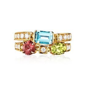 купить Золотое кольцо бренда Bvlgari Allegra в Москве