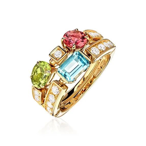 купить Золотое кольцо бренда Bvlgari Allegra в Москве