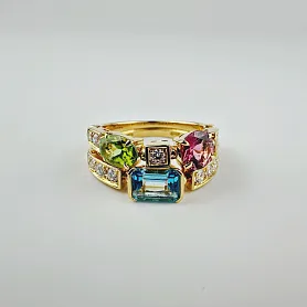 купить Золотое кольцо бренда Bvlgari Allegra в Москве