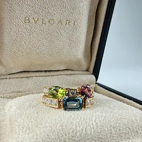 купить Золотое кольцо бренда Bvlgari Allegra в Москве