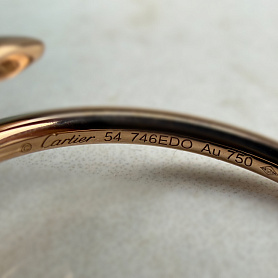 купить Кольцо бренда Cartier Juste Un Clou Small Model 54eu B4225852 в Москве