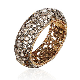 купить Золотой браслет с природными бриллиантами 23,70 карат в Москве