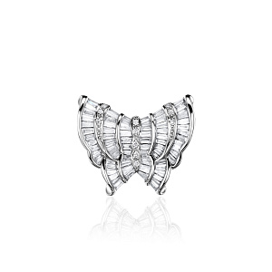 купить Золотая подвеска с бриллиантами "Бабочка" 1,47 карат в Москве