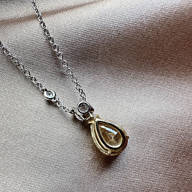 купить Золотая подвеска бренда Mercury с бриллиантом в Москве