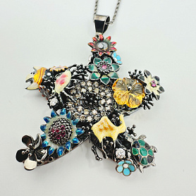 купить Золотая подвеска бренда Roberto Bravo "Seastar" в Москве