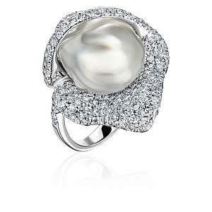 купить Кольцо бренда Yanush с морским жемчугом в Москве