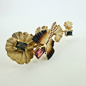 купить Золотое кольцо бренда Roberto Bravo в Москве