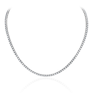 купить Золотое колье-дорожка с природными бриллиантами 10 карат  в Москве