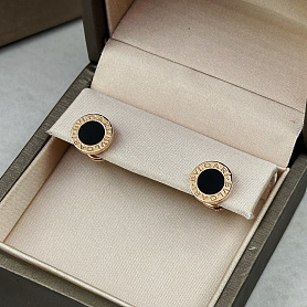 купить Серьги - пусеты бренда Bvlgari Bvlgari Onyx 354730 в Москве