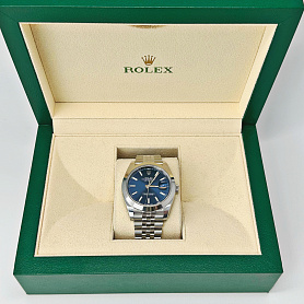 купить Часы бренда ROLEX Datejust 41 mm BLUE DIAL JUBILEE в Москве