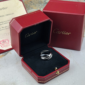 купить Кольцо бренда Cartier Trinity Black Ceramic в Москве