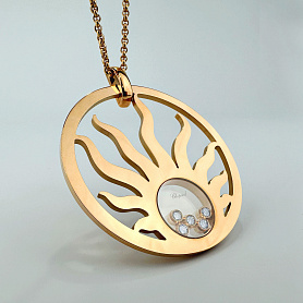 купить Подвеска бренда Chopard Happy Diamonds Sun в Москве