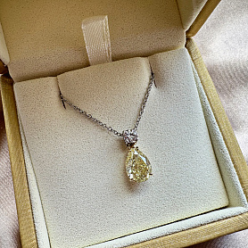 купить Золотая подвеска бренда Mercury с бриллиантом в Москве