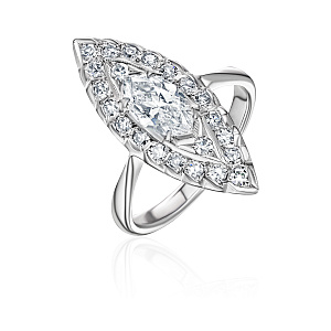 купить Золотое кольцо с бриллиантом СССР в Москве