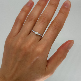 купить Кольцо бренда Mauboussin "YOU ARE THE SALT OF MY LIFE" 0,17 к-т в Москве