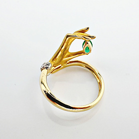 купить Кольцо бренда Carrera Y Carrera Hand emerald в Москве