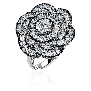 купить Золотое кольцо с природными бриллиантами 2,53 карат в Москве