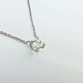 купить Золотая подвеска с природным бриллиантом 0,54 карат в Москве