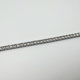 купить Золотой браслет-дорожка с природными бриллиантами 4,39 карат в Москве