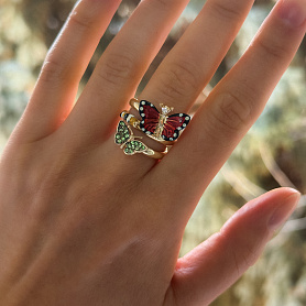 купить Золотое кольцо бренда Roberto Bravo в Москве