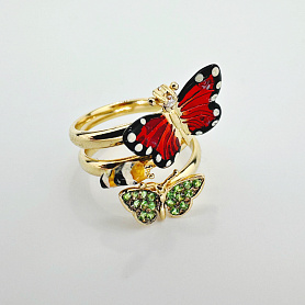 купить Золотое кольцо бренда Roberto Bravo в Москве