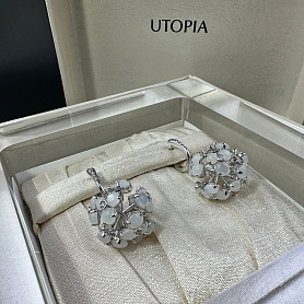 купить Золотые серьги бренда Utopia Cherry Blossom в Москве