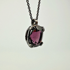 купить Золотая подвеска с природной шпинелью 3,16 карат в Москве