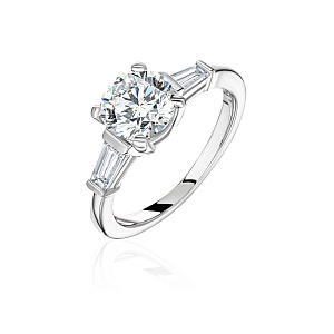 купить Золотое кольцо с природными бриллиантами 2,08 карат в Москве