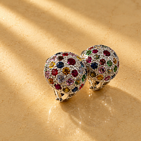 купить Серьги бренда RalfDiamonds Colored Stones Diamonds в Москве