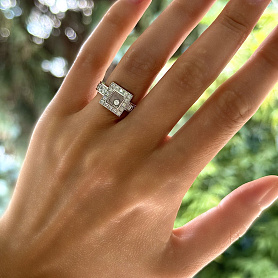 купить Кольцо бренда Chopard Happy Diamonds 822939-20 в Москве