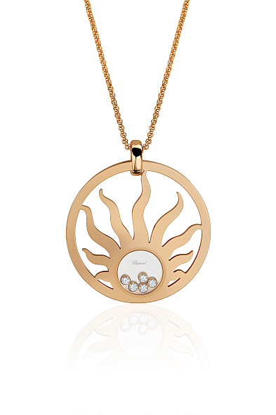 Подвеска бренда Chopard Happy Diamonds Sun