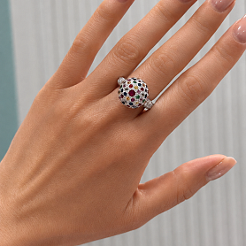 купить Кольцо бренда RalfDiamonds Colored Stones Diamonds в Москве