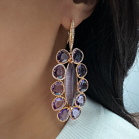 купить Золотые серьги бренда Prima Jewellry в Москве