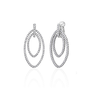 купить Золотые серьги бренда Raima с природными бриллиантами 1,65 карат в Москве