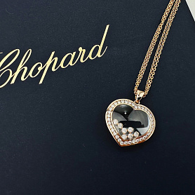 купить Золотая подвеска бренда Chopard Happy Diamonds 799202-5003 в Москве