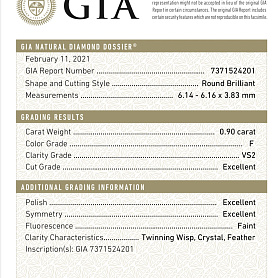 купить Золотые серьги - пусеты с бриллиантами 1,80 карат в Москве