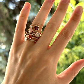 купить Кольцо бренда Pasquale Bruni FIGLIA DEI FIORI в Москве