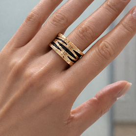 купить Кольцо бренда Bvlgari B.zero1 Design Legend 356028 в Москве
