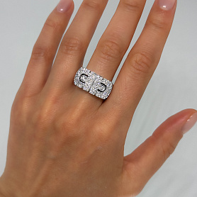 купить Золотое кольцо с бриллиантами 0,71 карат в Москве