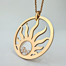 купить Подвеска бренда Chopard Happy Diamonds Sun в Москве