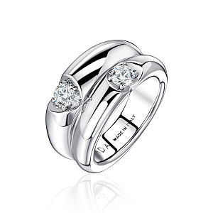 купить Кольцо бренда ESCADA Sparkling Love 2 hearts в Москве