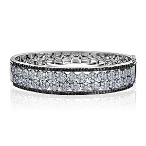 купить Золотой браслет с природными бриллиантами 4,35 карат в Москве