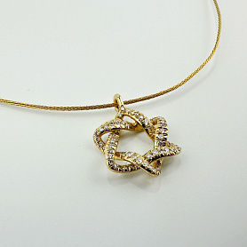 купить Золотая подвеска "Звезда Давида" Myagkov.art в Москве