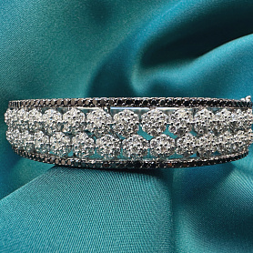 купить Золотой браслет с природными бриллиантами 4,35 карат в Москве