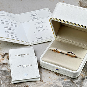 купить Кольцо бренда Boucheron Alliance Quatre Classique PVD 60eu в Москве
