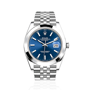 купить Часы бренда ROLEX Datejust 41 mm BLUE DIAL JUBILEE в Москве
