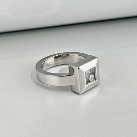 купить Кольцо бренда Chopard Happy Diamonds Squares 82/2938-20 в Москве
