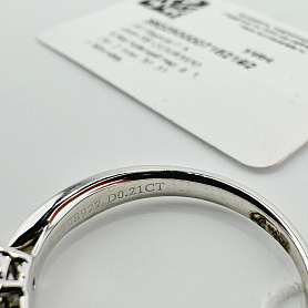 купить Кольцо бренда Tiffany & Co. Harmony 0,21 H/VS1 в Москве