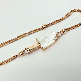 купить Браслет бренда Bvlgari Gelati "Mother of Pearl Diamond " size M-L в Москве