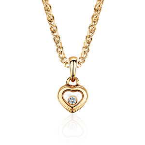 купить Золотая подвеска бренда Chopard Happy Diamonds 79/4854-0001 в Москве